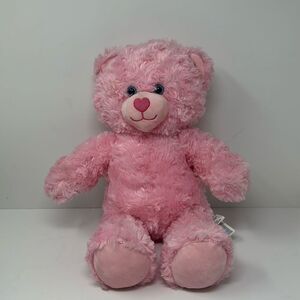 Build a Bear baby pink bear stuffed animal plush